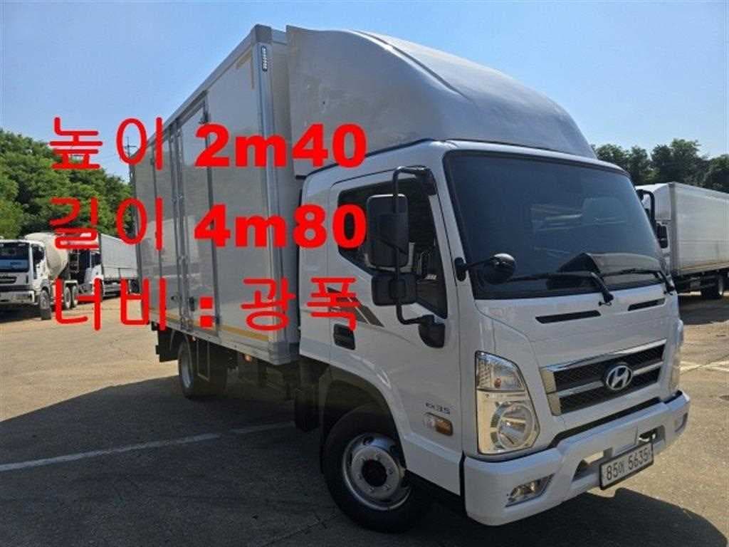 22년형 현대 마이티 수동 익스탑 3.5톤 탑차 중고화물차