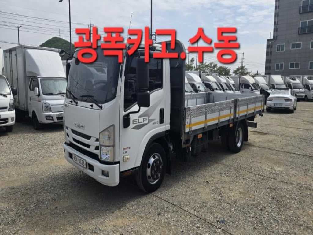 19년형 이스즈 엘프 수동 카고 3.5톤 중고화물차