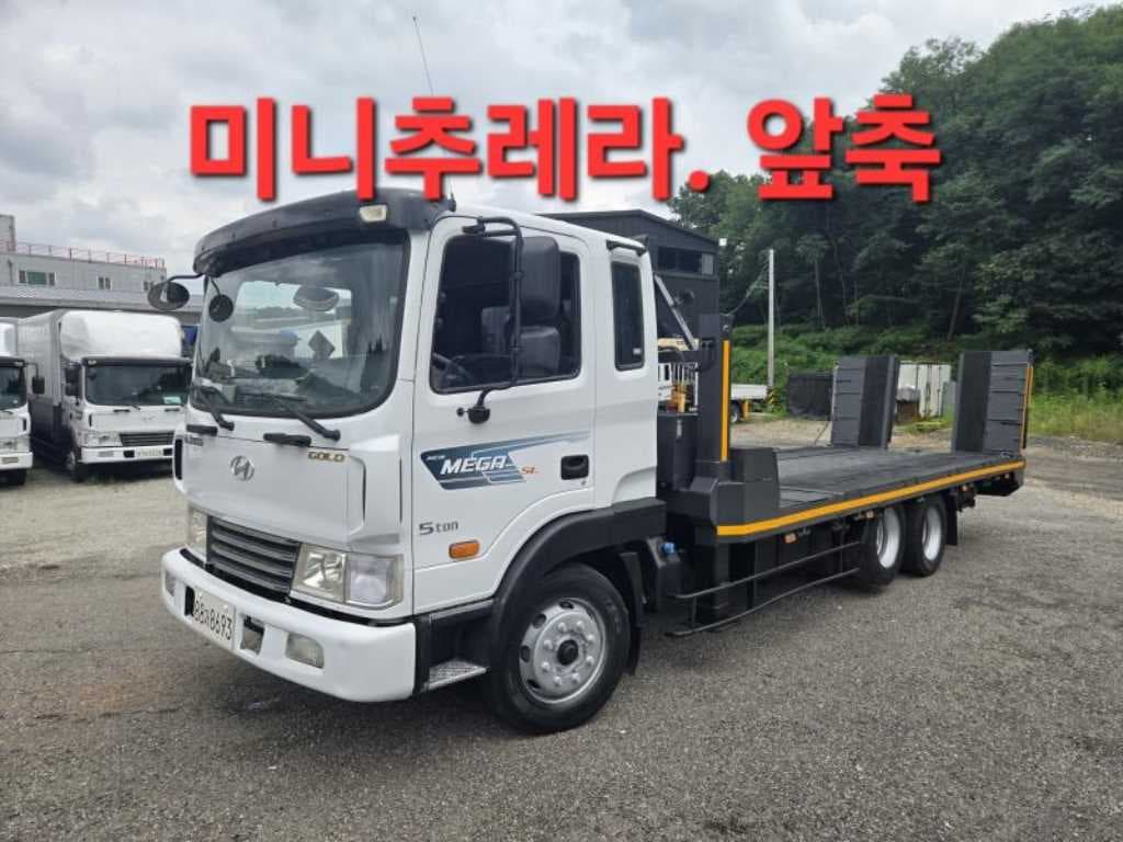 15년형 현대 메가트럭 수동 셀프로더 4.5톤 이하 6.5m 중고화물차