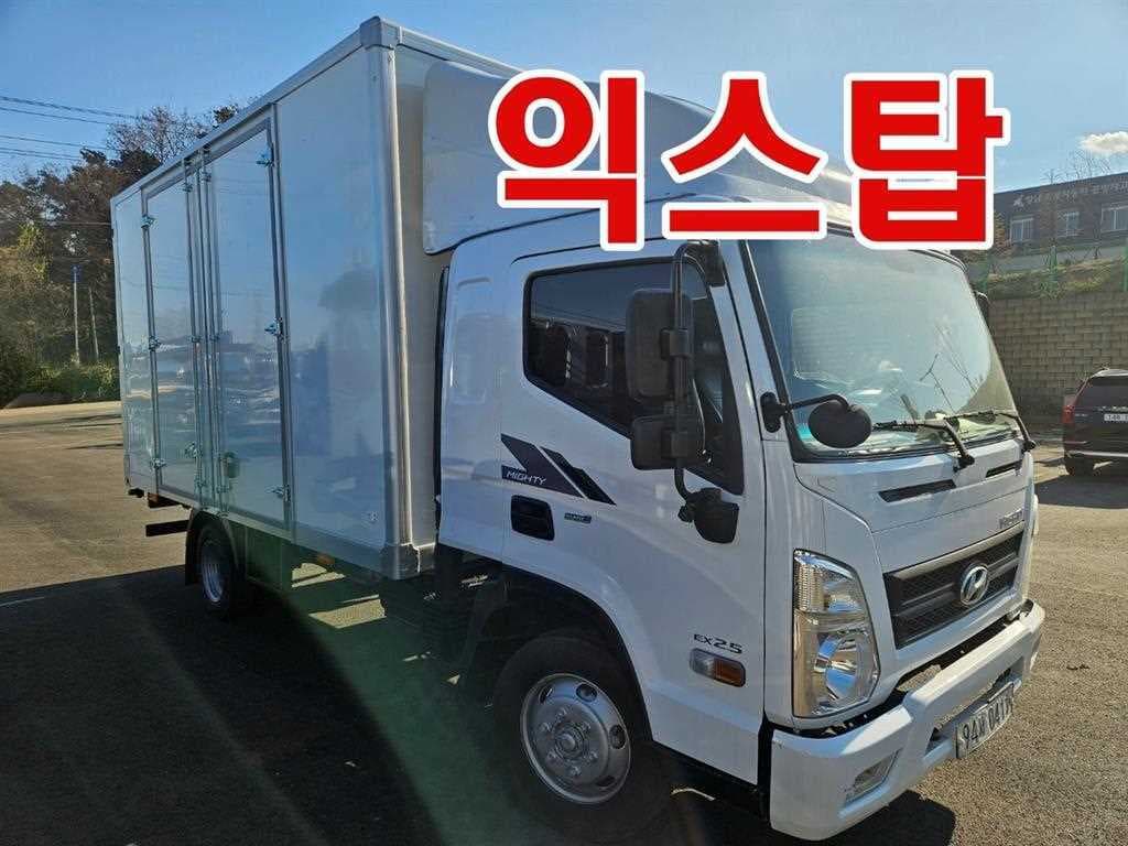 15년형 현대 마이티 수동 익스탑 2.5톤 4.3m 탑차 중고화물차