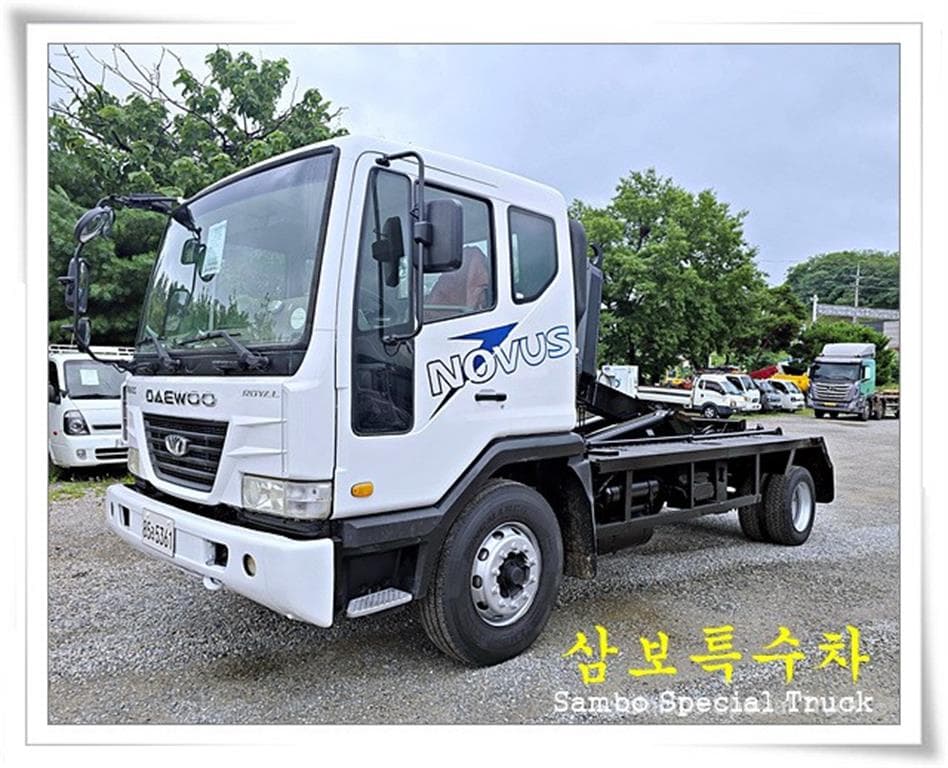 12년형 타타대우 노부스 수동 암롤트럭 대우 5톤 중고화물차