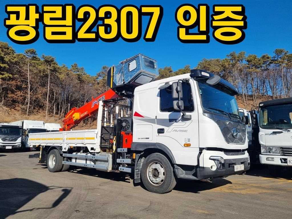 23년형 현대 파비스 수동 카고크레인 크레인 5톤 중고화물차