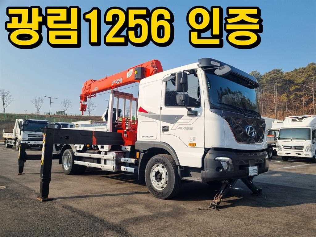 22년형 현대 파비스 수동 카고크레인 크레인 5톤 중고화물차
