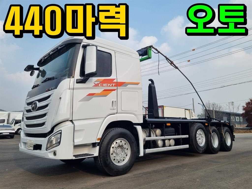 14년형 현대 엑시언트 오토 암롤트럭 24톤 중고화물차