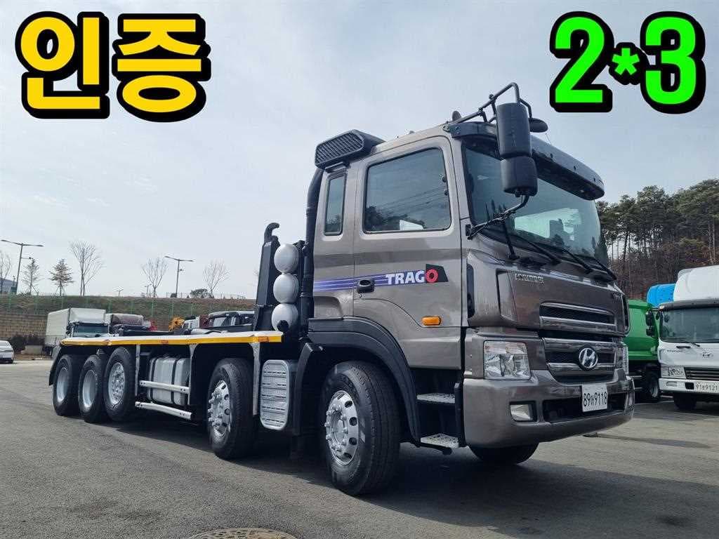 13년형 현대 트라고 수동 암롤트럭 22.5톤 중고화물차